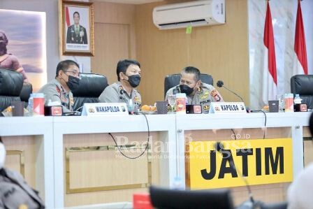 Kapolda Jatim, Irjen Pol Nico Afinta menginstruksikan jajarannya terkait penanganan Covid-19