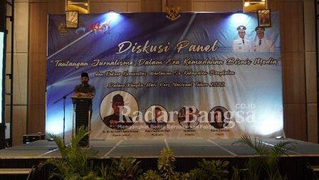 Bupati Bangkalan R Abdul Latif Amin Imron menghadiri puncak Perayaan Hari Pers Nasional (HPN)