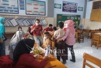 Kegiatan Vaksinasi di SDN Demangan (IST)