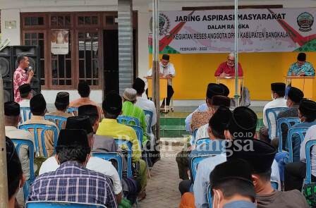 Reses yaang dilaksanakan di halaman PP Darul Kholil Jl. Kali Modern kelurahan Tunjung kecamatan Burneh kabupaten Bangkalan (Dok Foto : Robin/RadarBangsa)