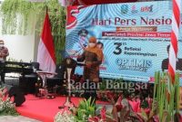 Khofifah Indar Parawansa  saat sambutanya (IST)