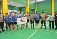  Penutupan turnamen bulu tangkis antar insan Media Piala Kapolda Jatim Cup 2022 (IST)