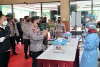  Kunker Kapolri dengan didampingi Forkopimda Jatim di Isoter Hotel Asrama Haji Surabaya