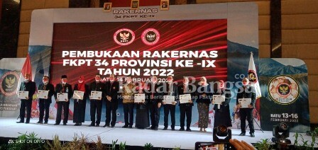 Kepala Badan Nasional Penanggulangan Terorisme (BNPT) Komisaris Jenderal Polisi Boy Rafli Amar hadir melantik pengurus Forum Koordinasi Pencegahan Terorisme (FKPT) se Indonesia (IST)