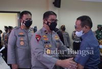 Wakapolda Jatim saat kunjungi vaksin di gedung Satlantas Polresta Sidoarjo (IST)