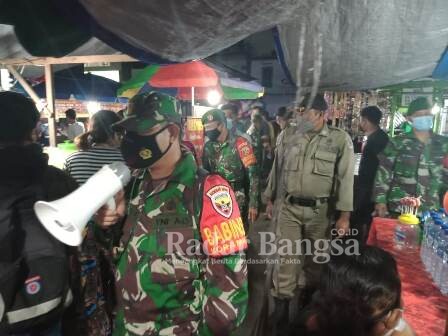 etugas Gabungan Kodim 1610/Klungkung bersama Polres Klungkung dan Sat PolPP Kab.Klungkung terus menggalakkan Patroli Malam  (IST)
