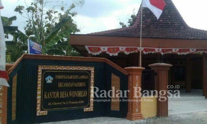 Kantor Desa Wonorejo (Dok Foto : Pras)