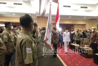 Pelantikan kepengurusan diawali dengan Pelantikan Kepengurusan SMSI Kepri oleh Ketum SMSI Pusat Drs Firdaus Ansueto M.Si (Dok Foto SMSI Group)