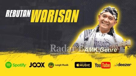 Flayer lagu Rebutan Warisan dari AMK yang masuk Top Hits di Planet Musik. (Dok. Prima Founder)