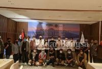 Konferensi Pers Rakernas IHGMA 2022 di Vasa Hotel Surabaya