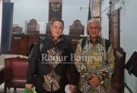  Dr. T. Mangaranap Sirait, SH.MH.CTA (kiri) dan Dr. Wirawan B. Ilyas, SE.Ak. SH.MH.CPA.BKP (kanan) di Pengadilan Negeri (PN) Jakarta Selatan (IST)