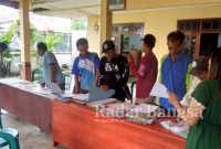 Tahapan verifikasi tahapan pemberkasan PTS Desa Gebangangkrik (Dok Foto Pras)