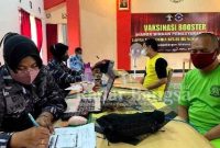 Lapas Narkotika Kelas IIA Nusakambangan kembali menggelar vaksinasi Covid-19  (IST)