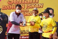 Kapolresta Sidoarjo Kombes Pol. Kusumo Wahyu Bintoro  bersama Dahlan Siska ( IST)