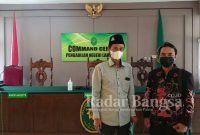 (Kanan) Ispandoyo SH, Ketua Tim Kuasa Hukum LBH Ansor Jatim (IST)