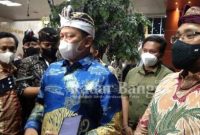 Ketua Majelis Permusyawaratan Rakyat (MPR) Republik Indonesia, H. Bambang Soesatyo, S.E, MBA. menyampaikan Orasi Empar Pilar Kebangsaan dalam acara Dharma Santi Nasional Tahun 2022