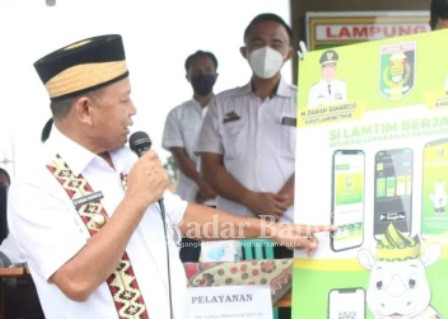 Bupati Lampung Timur M. Dawam Rahardjo membuka acara Musyawarah Perencanaan Pembangunan (Musrembang) di Kecamatan Bandar Sribhawono, Rabu (09/02/2022) (IST)