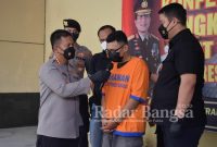 Kapolresta Sidoarjo Kombes Pol Kusumo Wahyu Bintoro  saat konferensi Pers (IST)