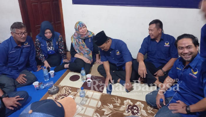 Kegiatan verifikasi internal partai dan buka puasa bersama di Kantor DPD Partai NasDem Kabupaten Kediri