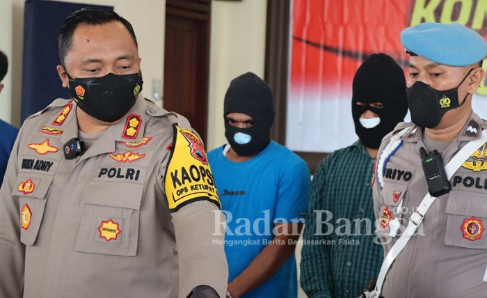 Kapolres Demak AKBP Budi Adhy Buono dalam konferensi pers di Mapolres Demak, Sabtu (30/4/2022) (IST)