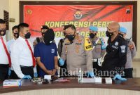 Kapolres Demak AKBP Budi Adhy Buono saat pres release ((IST)