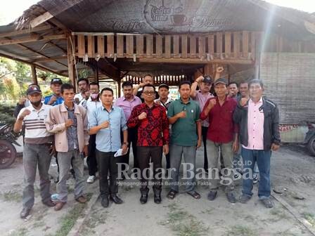 Pemilihan dan pembentukan yang di gelar di kafe pemuda jalan Accessroad sp Kwalah Tanjung kabupaten Batu Bara, pada tanggal (31/03)