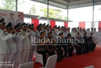 Bupati Gresik Fandi Ahmad Yani melantik 47 Kades terpilih (IST)