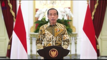  Presiden Jokowi dalam Dharma Santi Nasional Perayaan Hari Suci Nyepi Saka 1944