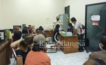 Belasan Lonte yang diamankan Sat Pol PP (IST)