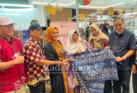 PTBA berhasil menampilkan karya Batik Kujur hasil produksi dari Sentra Industri Bukit Asam (SIBA) Batik binaan Corporate Social Responsibility (CSR) PTBA (IST)