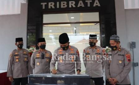 Aula Tribrata Polres Pemalang diresmikan secara langsung oleh Kapolres Pemalang AKBP Ari Wibowo, Senin (18/4/2022) sore (IST)