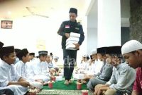Suasana berbuka puasa para santri dan dhuafa yang digelar Laznas BMH Jatim (IST)