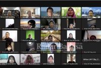 Webinar yang dilakukan secara virtual melalui Zoom Meeting yang diselenggarakan oleh Akademia Noto Negoro (IST)