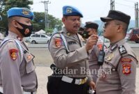 Tim Supervisi Biro Provos Mabes Polri dipimpin oleh Kasubagbin Provos Ro Provos Div Propam Polri Kombes Pol. Riko Julandy, S.I.K selaku Ketua Tim1 beserta 5 anggota melakukan penegakan dan penertiban kedisiplinan terhadap personel yang bertugas di Pos Pengamanan XII Haurwangi.