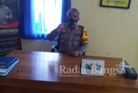 Kapolsek Cidaun AKP Sumardi. SH saat menyampaikan himbauan selenggarakan takbir semeriah dan seramai mungkin di masjid DKM masing-masing (IST)