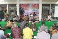 Camat Tulangan Didik Widoyoko, dalam acara Cangkrukan Kamtibmas, Kamis (19/5/2022) (Dok Foto : Humas)