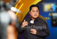 Menteri Badan Usaha Milik Negara (BUMN) Erick Thohir