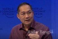 Menteri Perdagangan RI, Muhammad Lutfi menjadi pembicara pada diskusi panel yang disponsori Channel News Asia (CNA) dari Singapura bertema Regional Comprehensive Economic Partnership (RCEP) pada penyelenggaraan World Economic Forum (WEF) 2022 di Davos, Swiss, Kamis (26/5).