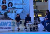 CEO-Founder Pinhome Dayu Dara Permata menjadi salah satu pembicara dalam acara Jakarta Marketing Week, bertempat di Grand Atrium & Mosaic Walk Kota Kasablanka - Jakarta Selatan pada Minggu (22/5) (IST)