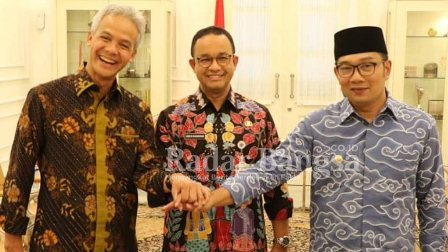 Ganjar Pranowo - Anies Baswedan - Ridwan Kamil (Dok Foto IST)