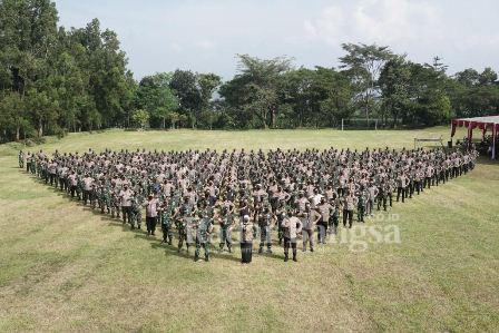  Apel Sinergitas TNI Polri wilayah Jawa Timur Tahun 2022 yang digelar Kodam V/Brawijaya, di Sidodadi, Lawang, Malang