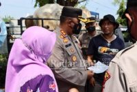 Kapolres Demak AKBP Budi Adhy Buono di Pos Lalulintas Jebor, Rabu (18/5/2022). (IST)