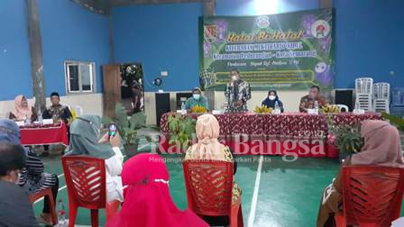 Acara Halal Bihalal Kelurahan Muhkti Harjo Kidul bertempat di balai RW 15. Minggu malam (22/5/22) (Dok Foto IST)