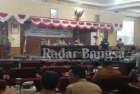Gelar Rapat Paripurna penyampaian laporan hasil Reses Anggota DPRD masa persidangan III  (Dok Foto IST)