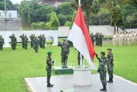 Corp Hukum Kodam (Kumdam) IV/Diponegoro menggelar upacara mingguan, bertindak sebagai Irup Kakumdam Kolonel Chk Eko Putro Hadi Prasetyo, S.H., M.H., bertempat di Lapangan Kumdam. Senin (23/05/2022) Dok Foto IST)