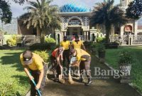 Kapolsek Ngantang bersama seluruh anggota laksanakan agenda giat Bakti Sosial Religi di 5 tempat ibadah. hal ini di laksanakan pada Sabtu(18/6/2022) (Dok Foto IST)