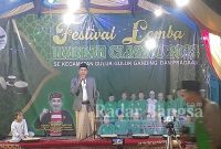Kelompok Pemuda Bina Harapan (KPBH) Desa Guluk – Guluk Kecamatan Guluk – Guluk Kabupaten Sumenep menggelar Festival lomba Hadrah klasik 2022. (Dok Foto IST)