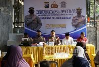 Satlantas Polres Pasuruan melaksanakan kegiatan Restorative Justice (Keadilan Restoratif) dalam Penegakan Hukum Kecelakaan Lalu Lintas (IST)