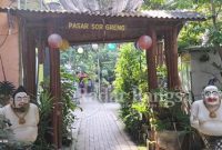 Gerbang masuk pasar Sor Greng Ledok Bojonegoro (Dok Foto IST)