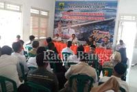 Rapat koordinasi perdana kecamatan Cidaun yang dihadiri secara umum. (Dok photo AE Nasution/RadarBangsa.co.id)